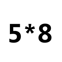 Небо синий M5*8