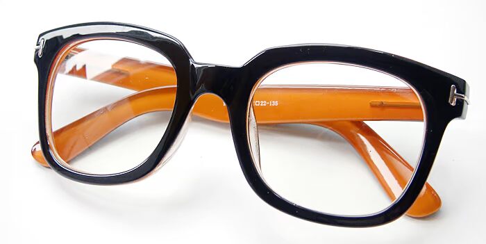 Ưu đãi đặc biệt Hộp lớn Liu Đinh thời trang khung kính đen gọng kính hipster không chính thống retro nam và nữ mô hình khung mắt cận thị gọng kính cận nữ đẹp