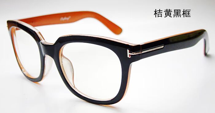 Ưu đãi đặc biệt Hộp lớn Liu Đinh thời trang khung kính đen gọng kính hipster không chính thống retro nam và nữ mô hình khung mắt cận thị gọng kính cận nữ đẹp