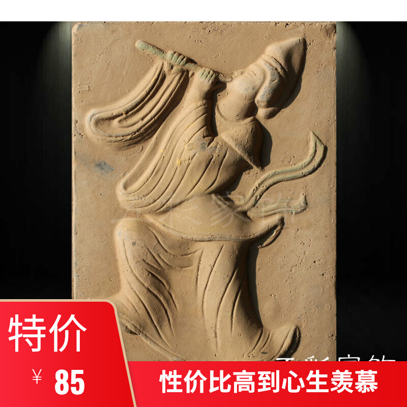 Antique brick sculptures retro architecture Shadow wall Wall Decorative Wall Brick Classical Craft Gift Pendulum imitation Tang brick Tuo print material