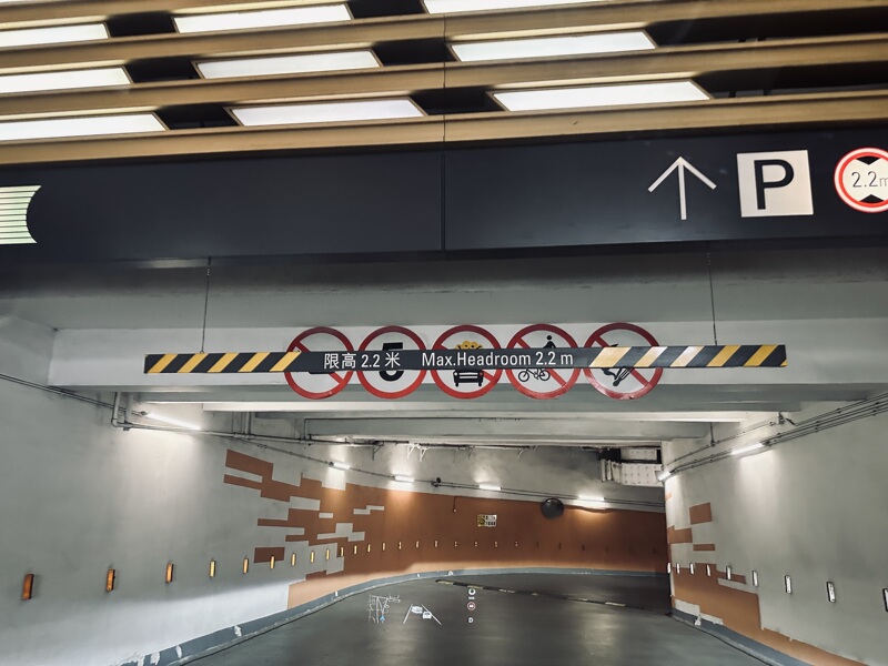 Underground Garage Height Limit Pole, Height Limit Rack, Galvanized Steel Pipe Limit Rod, Suspension Rod, Road Double-Door Rotating Gantry