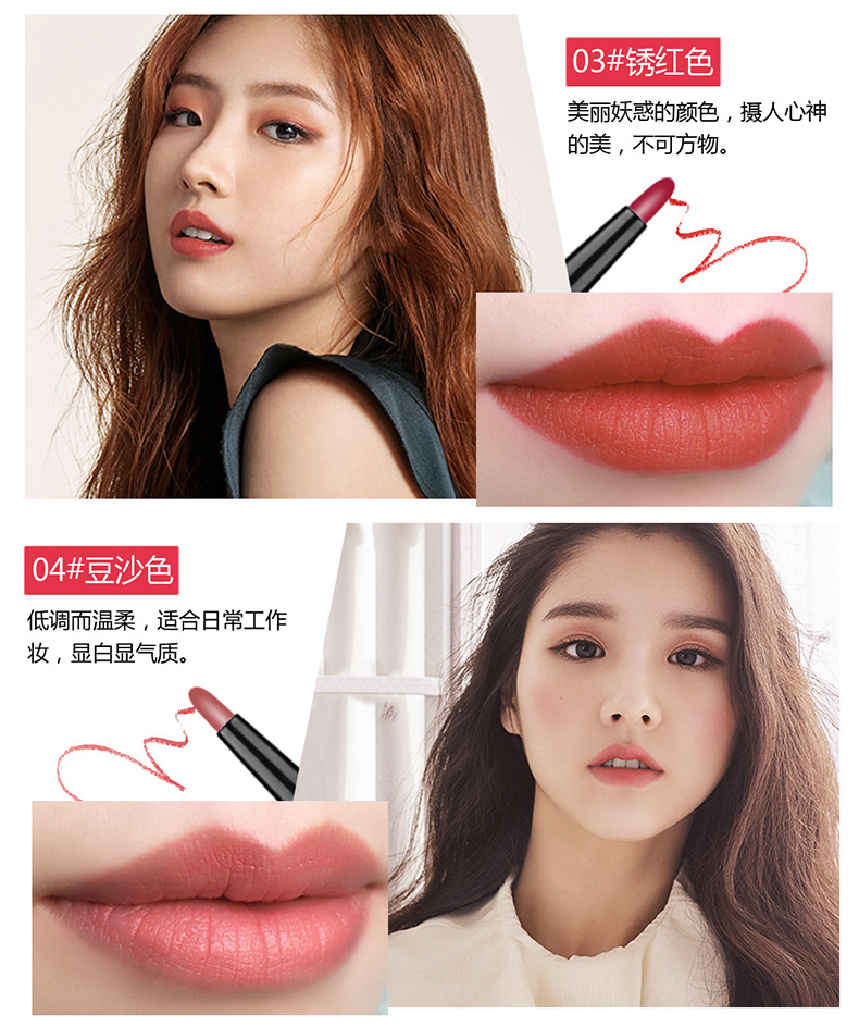 Trang điểm NOVO Multi-Functional Beauty Pen Xoay tự động Hai đầu Lip liner Lying Silkworm Eyeliner Eye Shadow Pen - Bóng mắt màu mắt huda