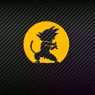 Dragon Ball Wukong waterproof reflective car sticker locomotive sticker fuel tank notebook sticker suitcase animation electric sticker