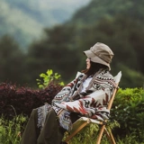 Изысканное комфортное этническое удерживающее тепло одеяло для кемпинга для домашнего использования, полотенце, ковер, этнический стиль