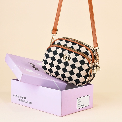 Вместительная и большая универсальная сумка для телефона, коллекция 2022, 2023, из натуральной кожи, трехслойная вуаль