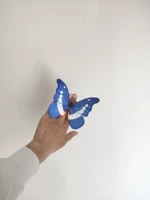 15 см кольца для ногтя, бабочка 6 синий 1