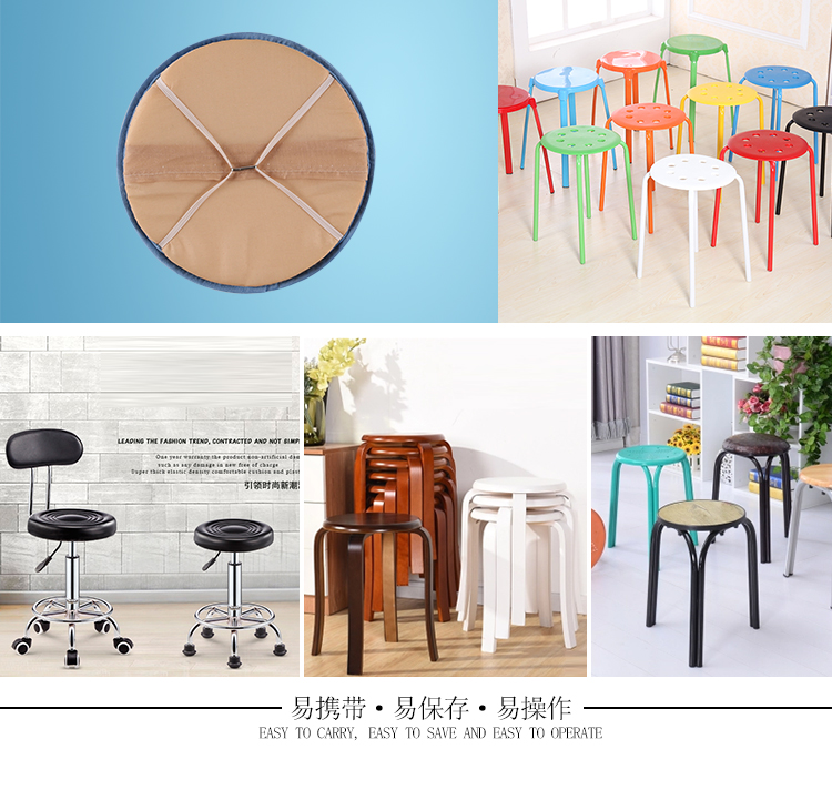 Mùa hè thoáng khí dày phân nhỏ đệm tròn thanh phân đệm chống trượt có thể giặt ghế có thể giặt đệm - Ghế đệm / đệm Sofa đệm ghế gỗ phòng khách đẹp
