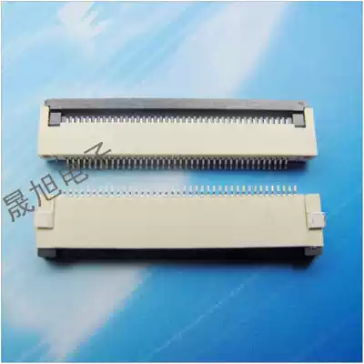 FPCFFC yellow black transparent cable connector FPC socket 05-40p-flap type lower connection