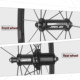 700C Ultra-Light Carbon Fiber Tube 120 Loud Road Bicycle Wheel Set Rim Brake Double-Layer Aluminum Alloy 30/40/50mm