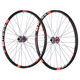 Rujixu Colorful Strip Mountain Bike Wheelset 29/27.5/26 Inch 120-Click Hub Thru-Axle Quick Release Boost