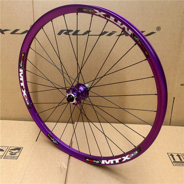 Mtx33/39 Genuine Sun Ring 240 Loud Disc Brake Hub Rui Jackson Front 2 Rear 5 Bearing Quick Release Barrel Shaft Wheel Set