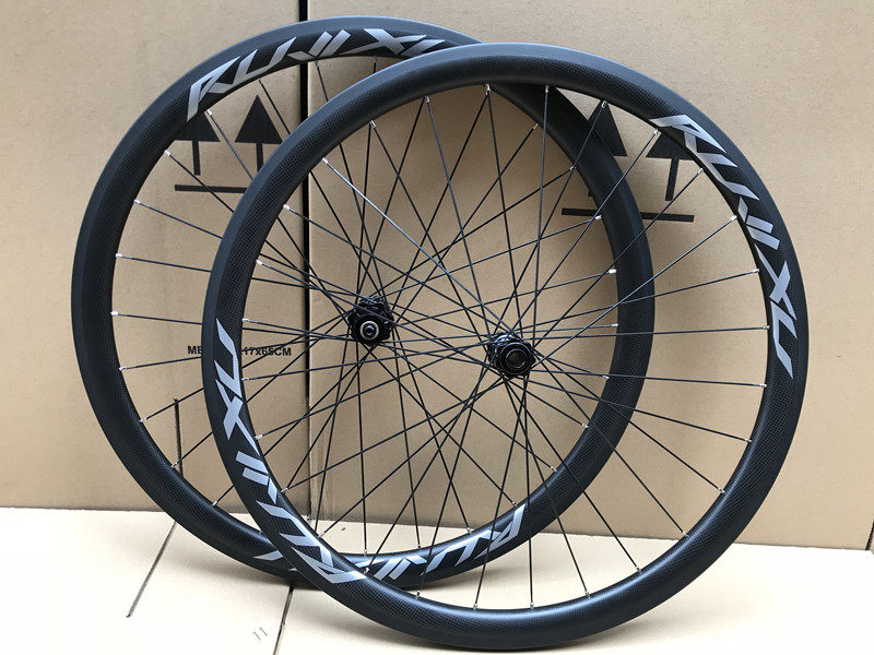 RUJIXU road car carbon fiber wheel set DT240S 350 flower drum road disc brakes carbon knife rim non-MAVIC