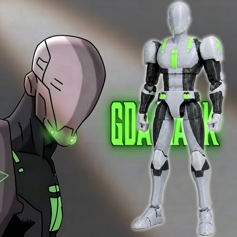 Officially Licensed Thirteen Legends Workshop Invincible Hero Figure Gda Mark 3D Printed Multi-Joint Movable Toy Officially Licensed Thirteen Legends Workshop Invincible Hero Figure Gda Mark 3D Printed Multi-Joint Movable Toy
