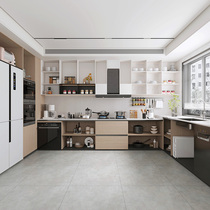 Rabbit cabinet custom gold open kitchen cabinet custom kitchen cabinet home integrated stove cabinet custom