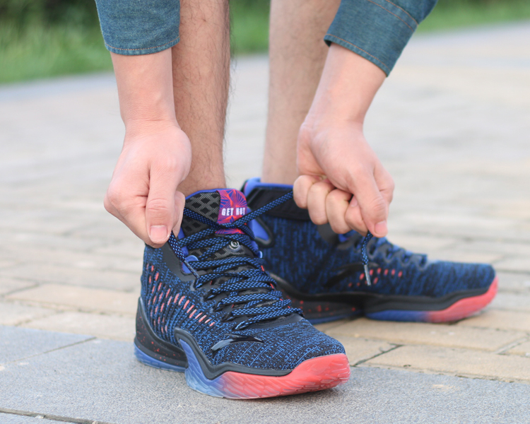 Anta giày bóng rổ Thompson 3 thế hệ 2018 mùa hè mới KT3 cao giày bóng rổ nam giày 11741101 giày tập gym nam