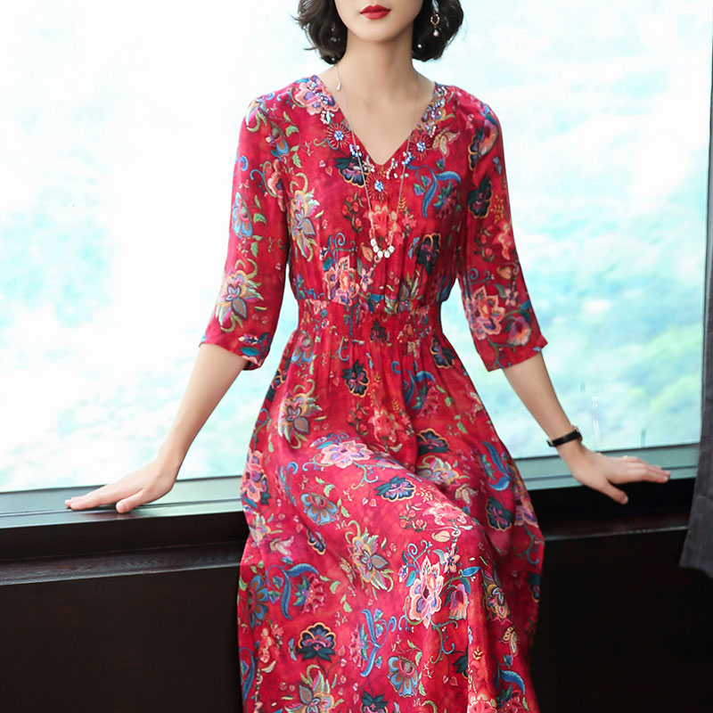 Robe femme en De la soie - Ref 3328148 Image 32