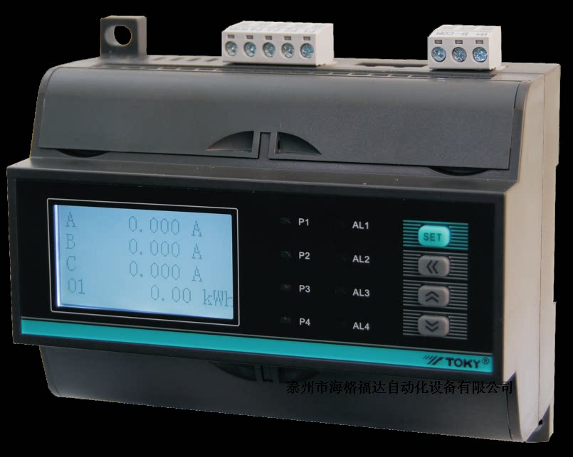 The guide rail three phase multi - circuit power meter TOKY DTSD 8080 - 4L006B power meter