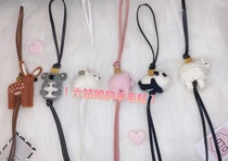 Spot panda deer koala pig pig chow wool felt handmade diy animal bag pendant car decoration loewe same
