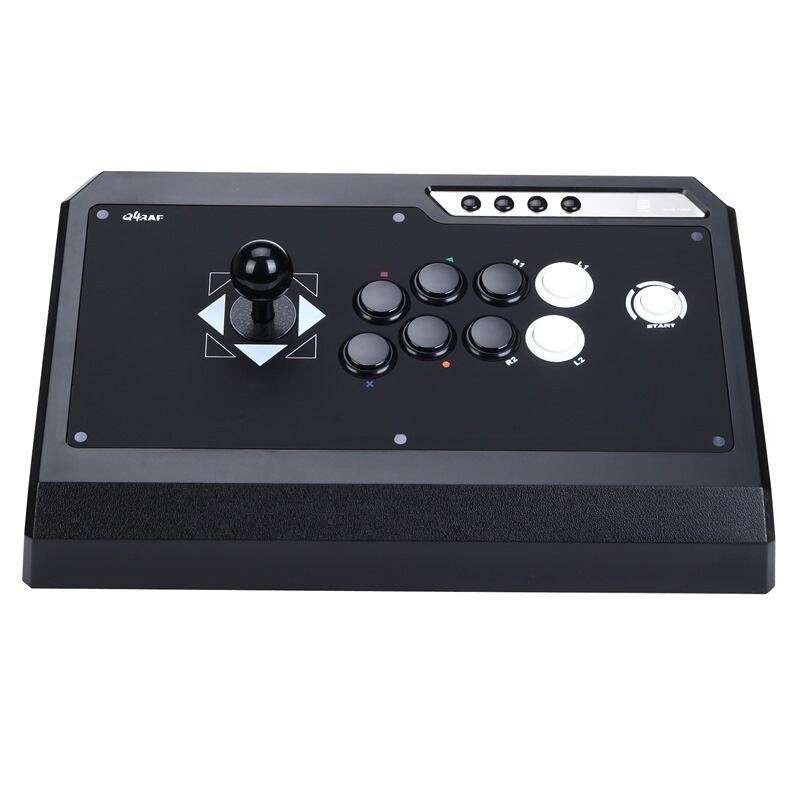 [Qanba] Boxing Fighter Q4 Multifunctional Fluorescent Arcade Game Joystick Ps3 King of Fighters Pc Ps4 Street Fighter 5