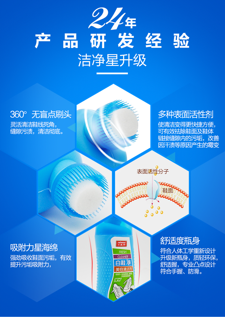 Giày Huang Yu Artifact Giày trắng Chất tẩy rửa Một đôi giày trắng Rửa giày trắng Chăm sóc cho Huang Zeng Bạch - Phụ kiện chăm sóc mắt nước xả vải Comfort chai
