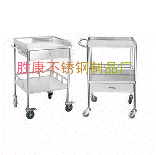 Factory direct sales stainless steel anesthesia cart hospital cart instrument table hospital equipment large drawer anesthesia cart