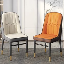 Dining Chair For Home Dining Table and Chair Accessible Luxury Classy Commercial Dining Room Dining Chair Dressing Stool Iron Backrest Mahjong Chair