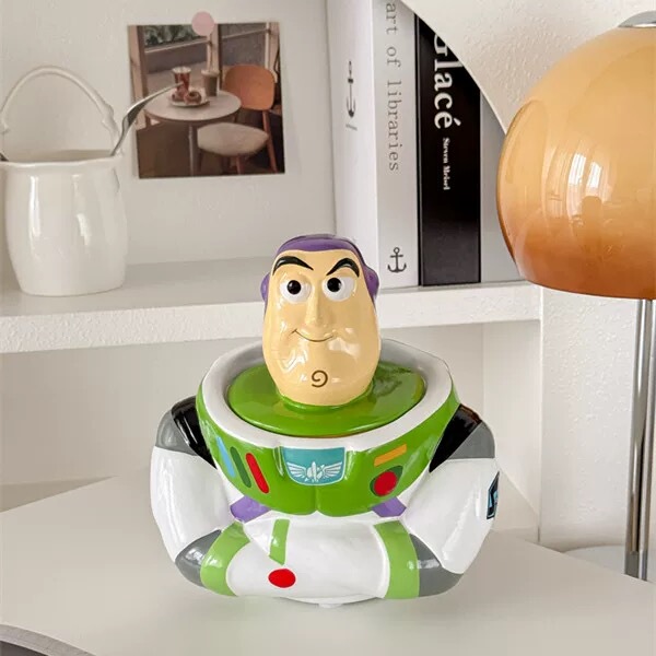 Toy Story Buzz Lightyear Ceramic Storage Jar Ashtray Boy Gift Desktop Decoration Ornament Gift Toy Story Buzz Lightyear Ceramic Storage Jar Ashtray Boy Gift Desktop Decoration Ornament Gift