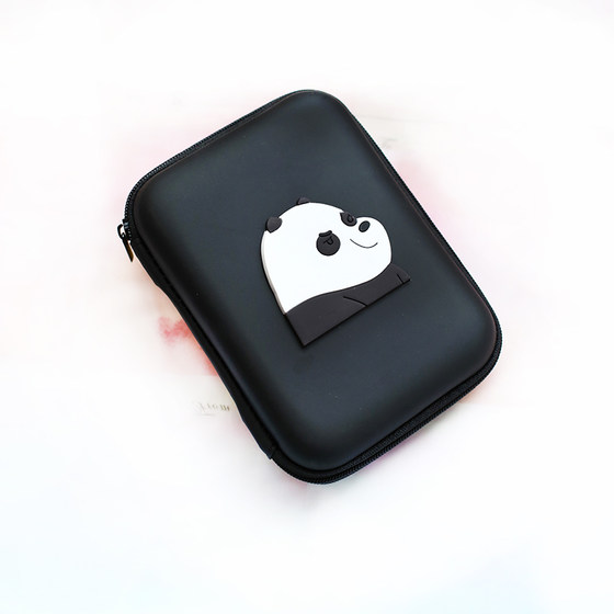 Headphone Storage Box Mobile Phone Charger Wired Data Cable Portable Cartoon Bluetooth Coin Mobile Hard Drive Power Pack