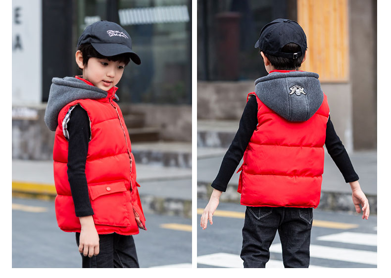 Boy cotton vest mùa thu đông 2018 mới cho trẻ em vest vest mùa đông dày ấm áp cho bé mặc vest thủy triều áo vest len bé trai mùa đông
