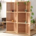 Vách ngăn gỗ màn hình gấp phòng khách di động hiện đại tối giản kinh tế căn hộ nhỏ khách sạn trang trí hàng rào tre - Màn hình / Cửa sổ vách lam gỗ Màn hình / Cửa sổ
