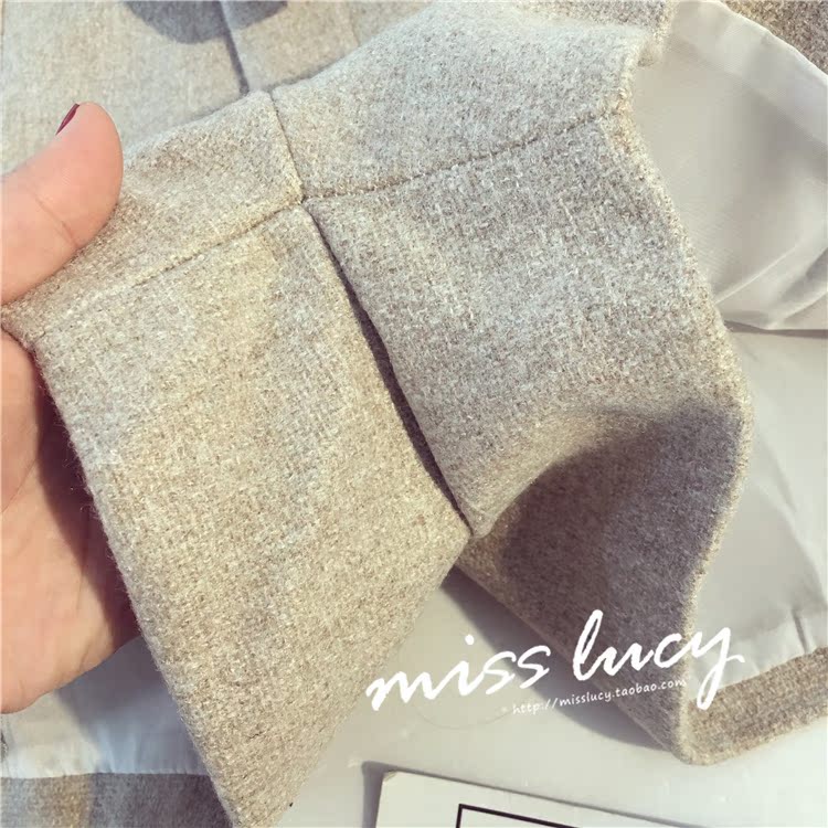 Quần short len ​​EE nữ mùa thu đông 2018 phiên bản Hàn Quốc mới của quần lửng cạp cao hoang dã mặc quần lửng ống rộng thoải mái quần sooc nữ