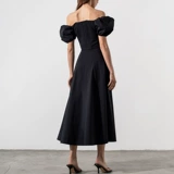 Топ без лямок, брендовое платье, юбка, квадратный вырез, французский стиль