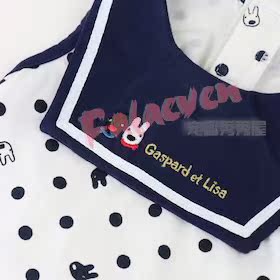 Thú cưng Nhật Bản cung cấp Lisa đen và trắng chó cổ áo hải quân Áo phông mùa hè Teddy gấu chó quần áo - Quần áo & phụ kiện thú cưng quần áo cho chó mèo