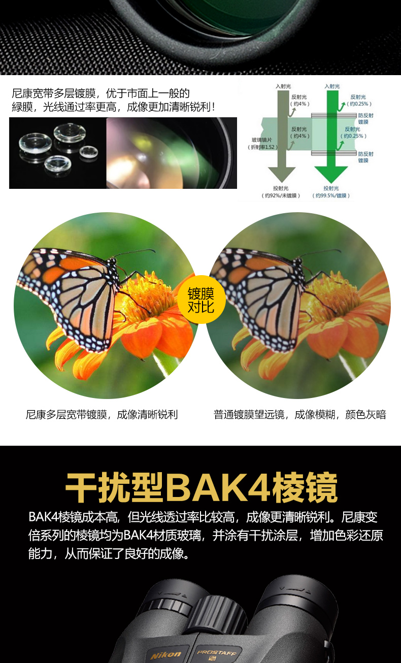 Kính thiên văn Nikon Nikon Tôn trọng PROSTAFF 5 12 / 10x50 Ống đôi HD không thấm nước High Vision - Kính viễn vọng / Kính / Kính ngoài trời ống nhòm điện thoại