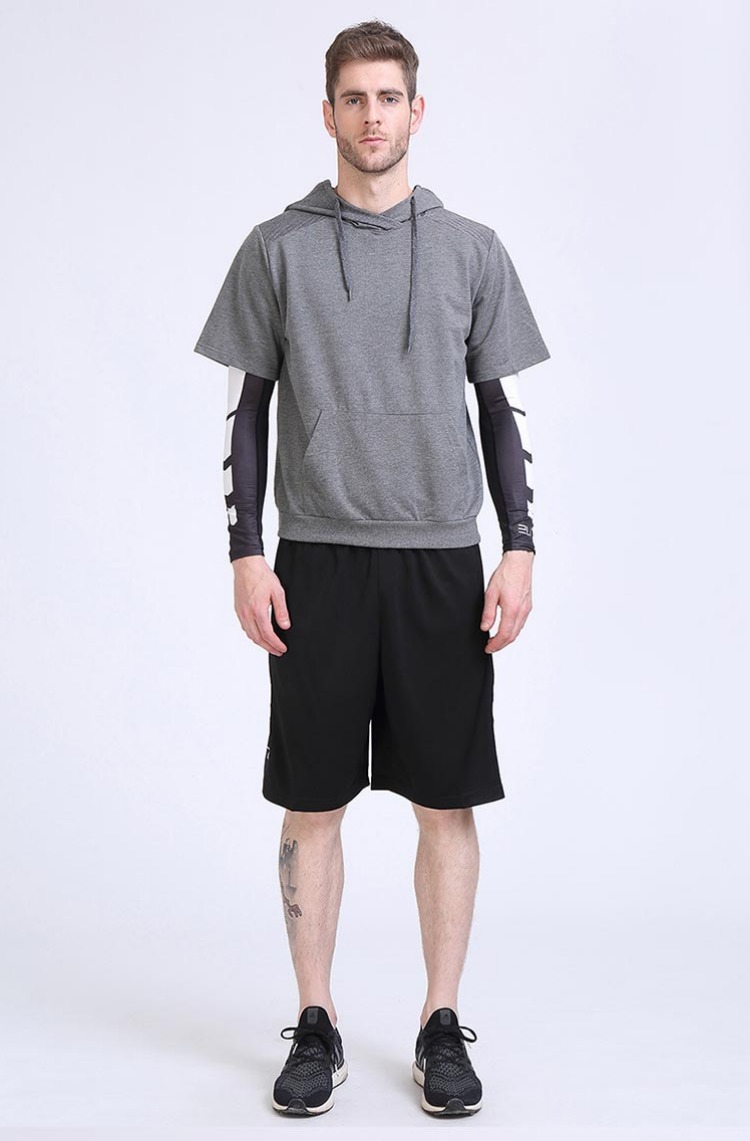 James bóng rổ áo len ngắn tay Owen đào tạo xuất hiện phù hợp với áo khoác nam Curry không tay áo hoodie phù hợp với mùa đông - Thể thao lông cừu / jumper áo khoác thu đông nam