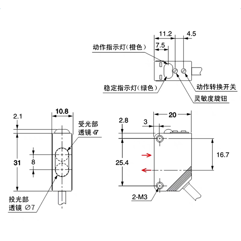 光电开关E3Z系列终极测评！E3Z-D61/D62/R61/R81/T61/T61/E3ZG-D61LS61传感器，工业小白也能轻松搞懂的选型 ...