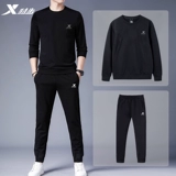 Xtep, спортивный костюм, осенняя модная толстовка, мужские штаны, комплект