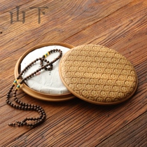 Anji bamboo woven Puer cake box single cake box tea cake collection special storage box high-end Puer tea packaging gift box