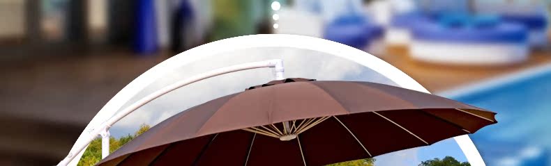 Tianyucheng Đồ Gỗ Ngoài Trời Ô Dù Ngoài Trời Sân Umbrella Lớn Parasol Roman Umbrella Đồ Gỗ Ngoài Trời Ô