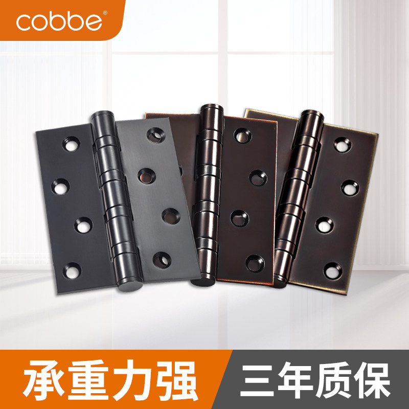 Cabe hinge stainless steel bearing flush opening black hinge thickened door folding page 4 inch 5 inch wooden door flyer