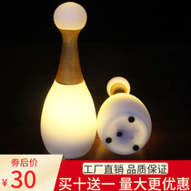 Led charging bar atmosphere light glow bowling table lamp Clear bar KTV Coffee West Restaurant nightclub Table lights
