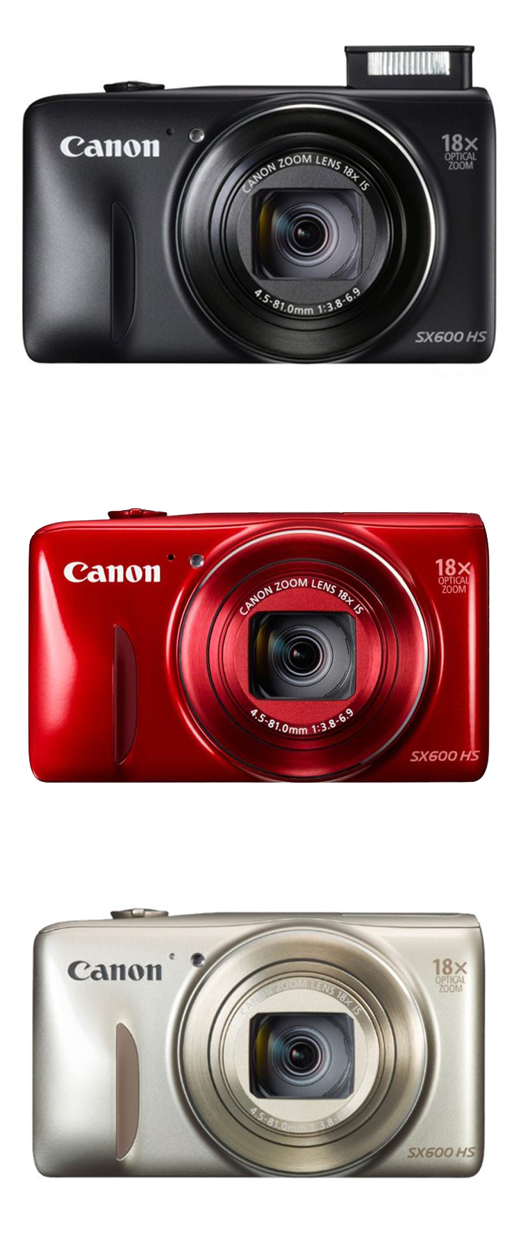 Máy ảnh kỹ thuật số chính hãng Canon / Canon PowerShot SX600 HS WiFi 16 triệu pixel - Máy ảnh kĩ thuật số