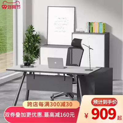 Boss desk simple modern single office desk 1 6 meters office desk manager table master desk big class