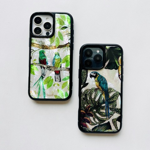 Dark Tropical Bird 16 Pro Max – Pro/Plus/Max/Air – 17, 16 – For Girls High Quality Premium iPhone Case
