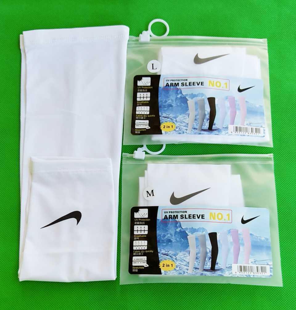 New cycling arm guards Men's and women's ice silk sunscreen sleeves Golf sports protective gear elbow guards wrist arm sleeves