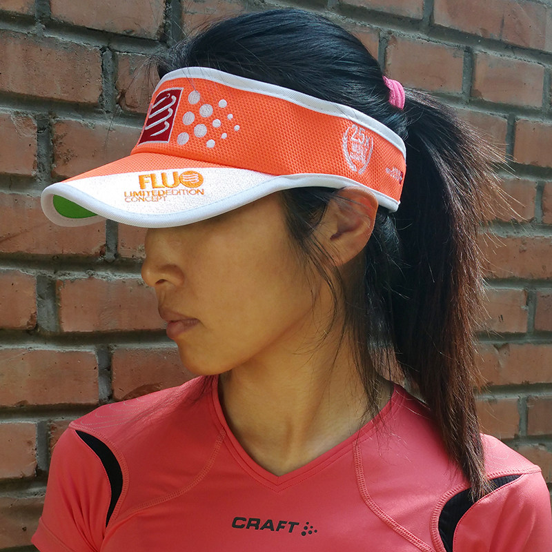 compressport outdoor running air top hat men and women marathon suction quick dry anti-UV shading breathable