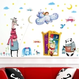 Мультяшные детские водостойкие наклейки на стену для раннего возраста