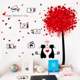 Фотография, фоторамка на стену для спальни, детские наклейки, кот