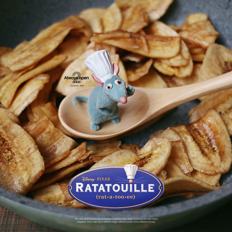 Exquisite Ratatouille Flocking Mouse Model Doll Toy Ornament