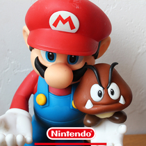 Japans Nintendo evil mushroom ornament hand office boy